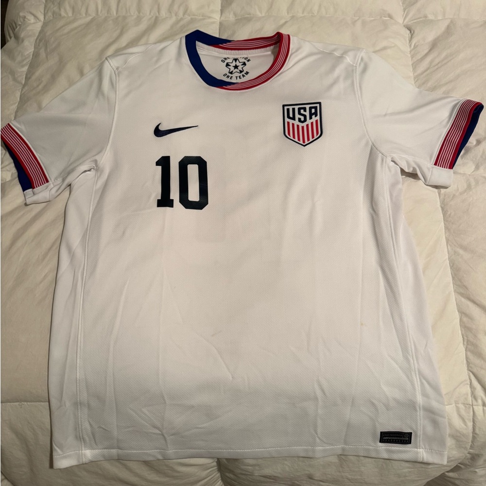 USA Soccer Jersey – Christian Pulisic #10 - Nike Dri-Fit